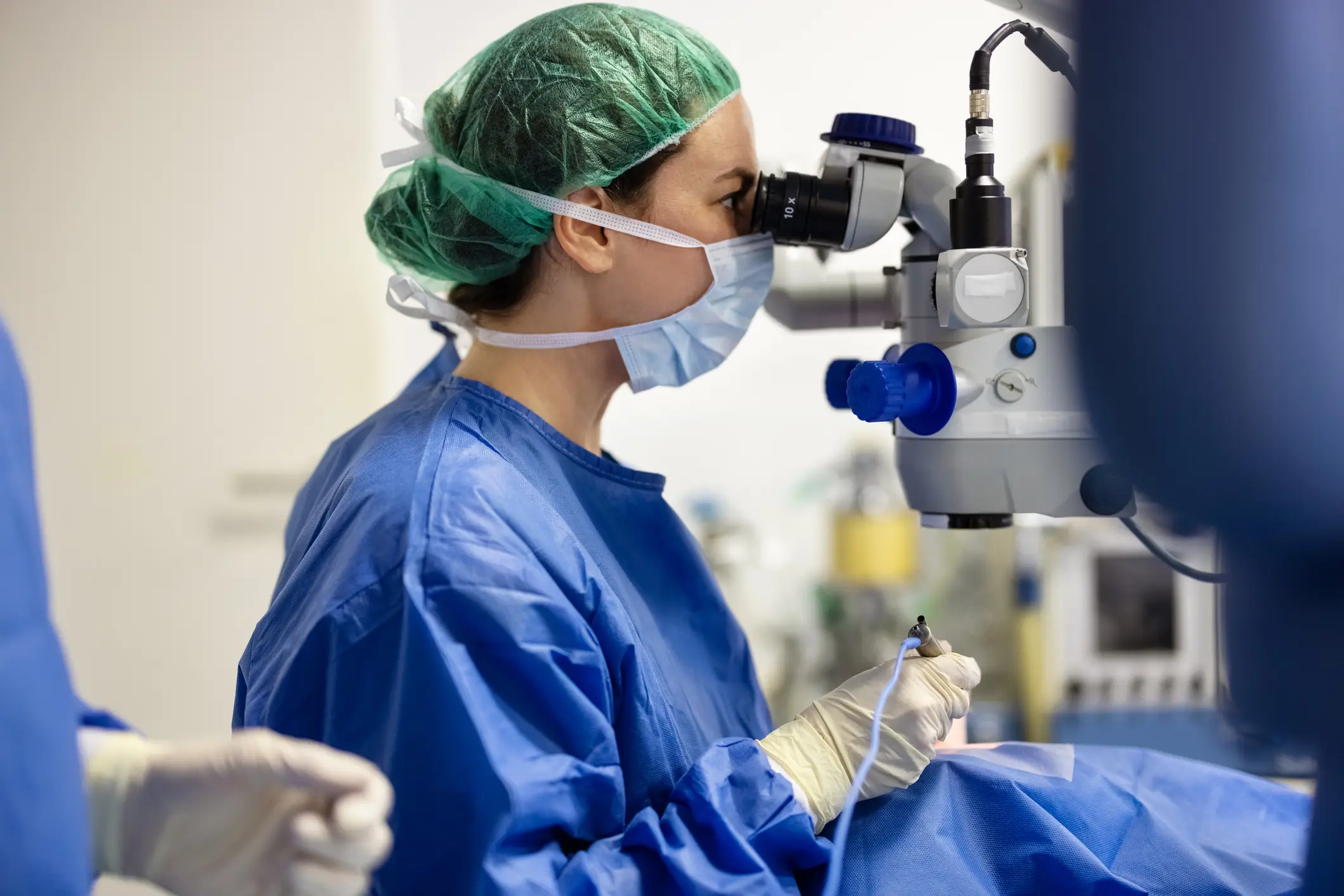 The therapy is being trialled on patients with open-angle glaucoma and a condition called non-arteritic anterior ischemic optic neuropathy (NAION), both of which damage retinal ganglion cells, the neurons responsible for sending visual signals from the eye to the brain.  (Getty stock image)