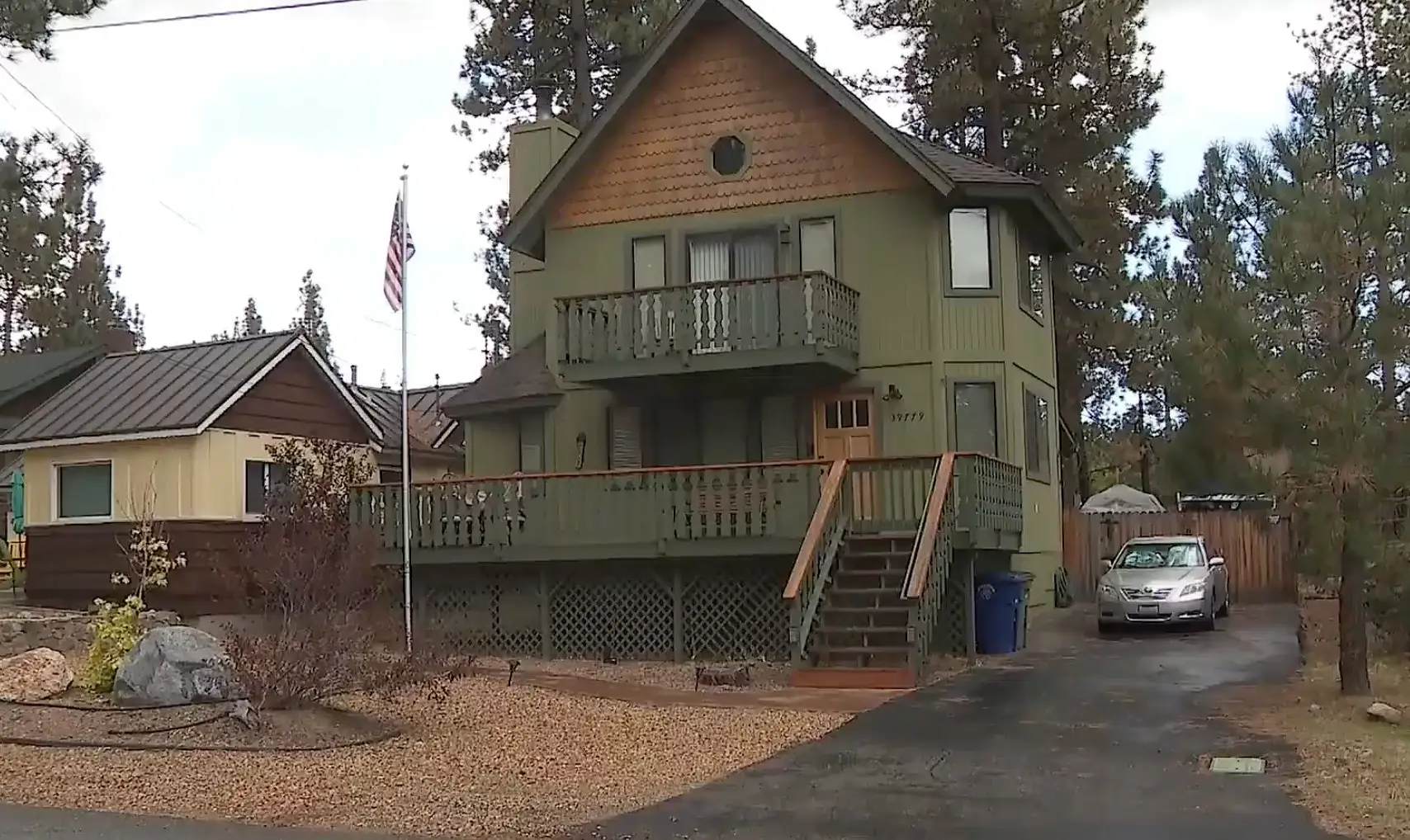 The missing woman's remains were discovered under a home in Big Bear Lake in 2020 (KTLA 5)
