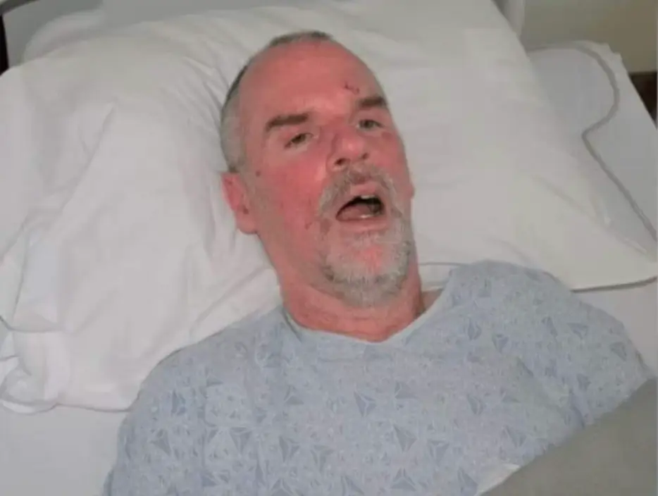 The unidentified man is set to be reunited with his sister soon (St Francis Medical Center)