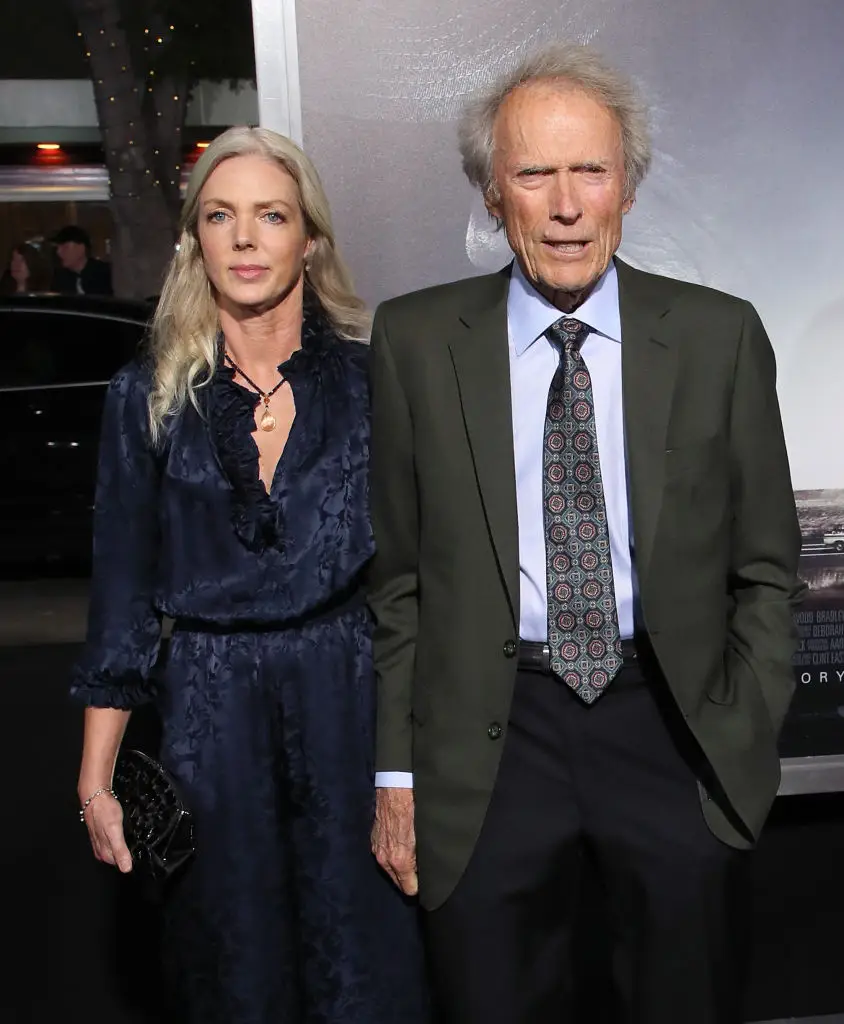 Clint Eastwood and Christina Sandera attend Warner Bros. Pictures World Premiere of 'The Mule' at Regency Village Theatre on December 10, 2018 in Westwood, California. (David Livingston/Getty Images)