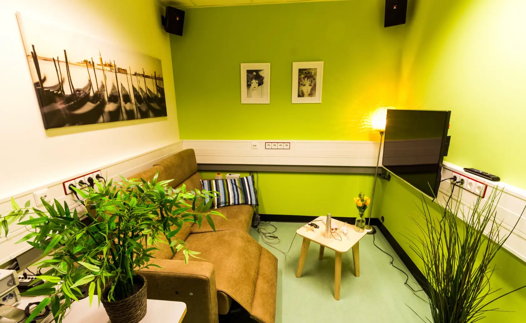 The ‘dyadic sex lab’ doesn't look too different to your normal living room (Maastricht University)