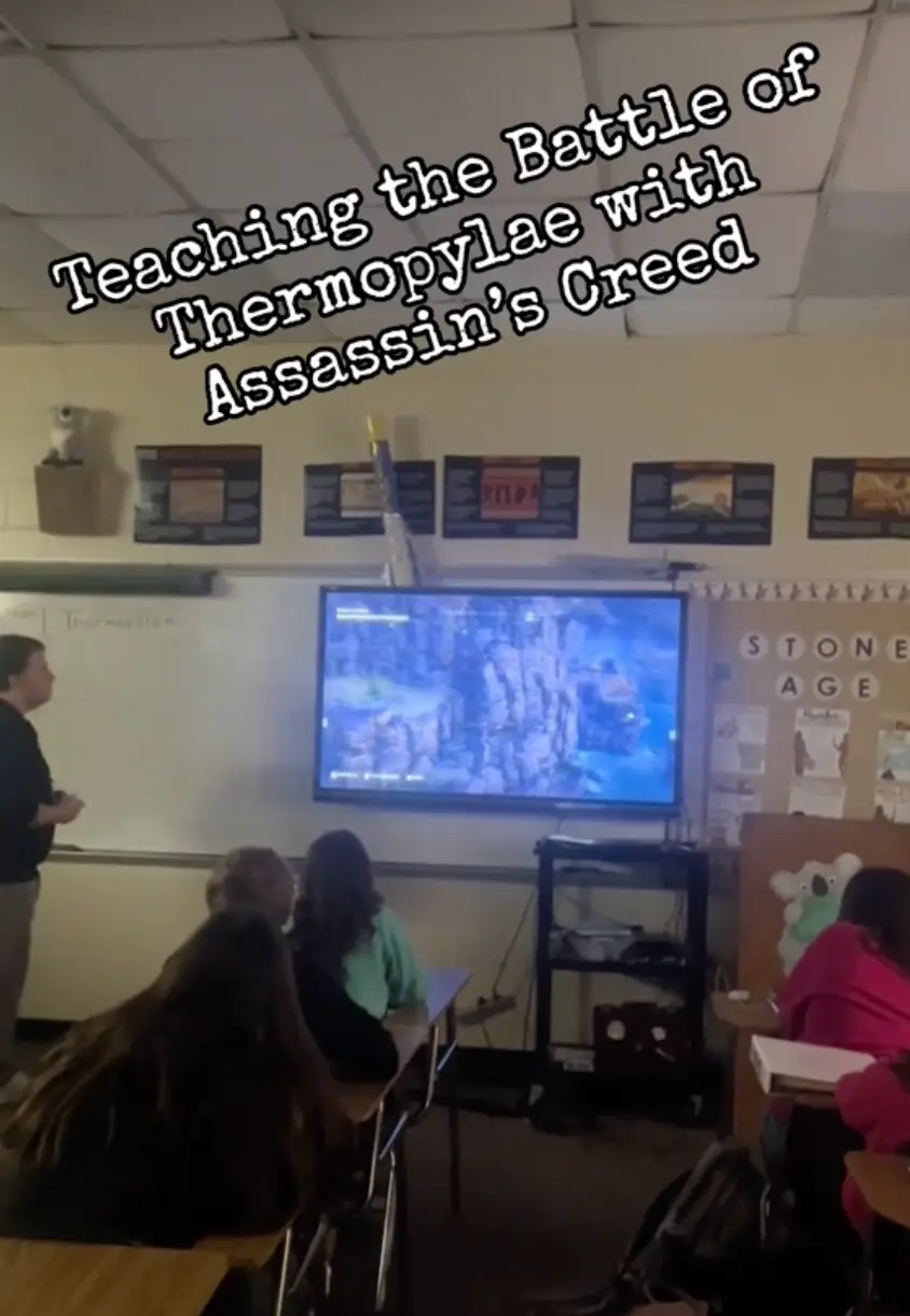 The game was used to teach history to his students.