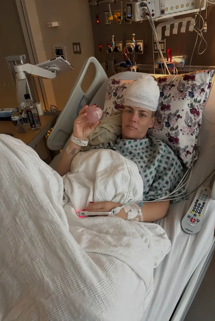 Busy gave fans a look into her recovery in a series of photos. (@busyphilipps/Instagram)