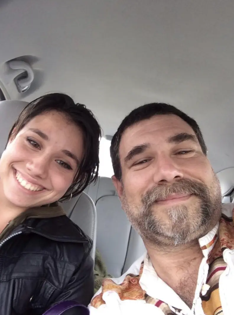 Bryce Weiner and his daughter.