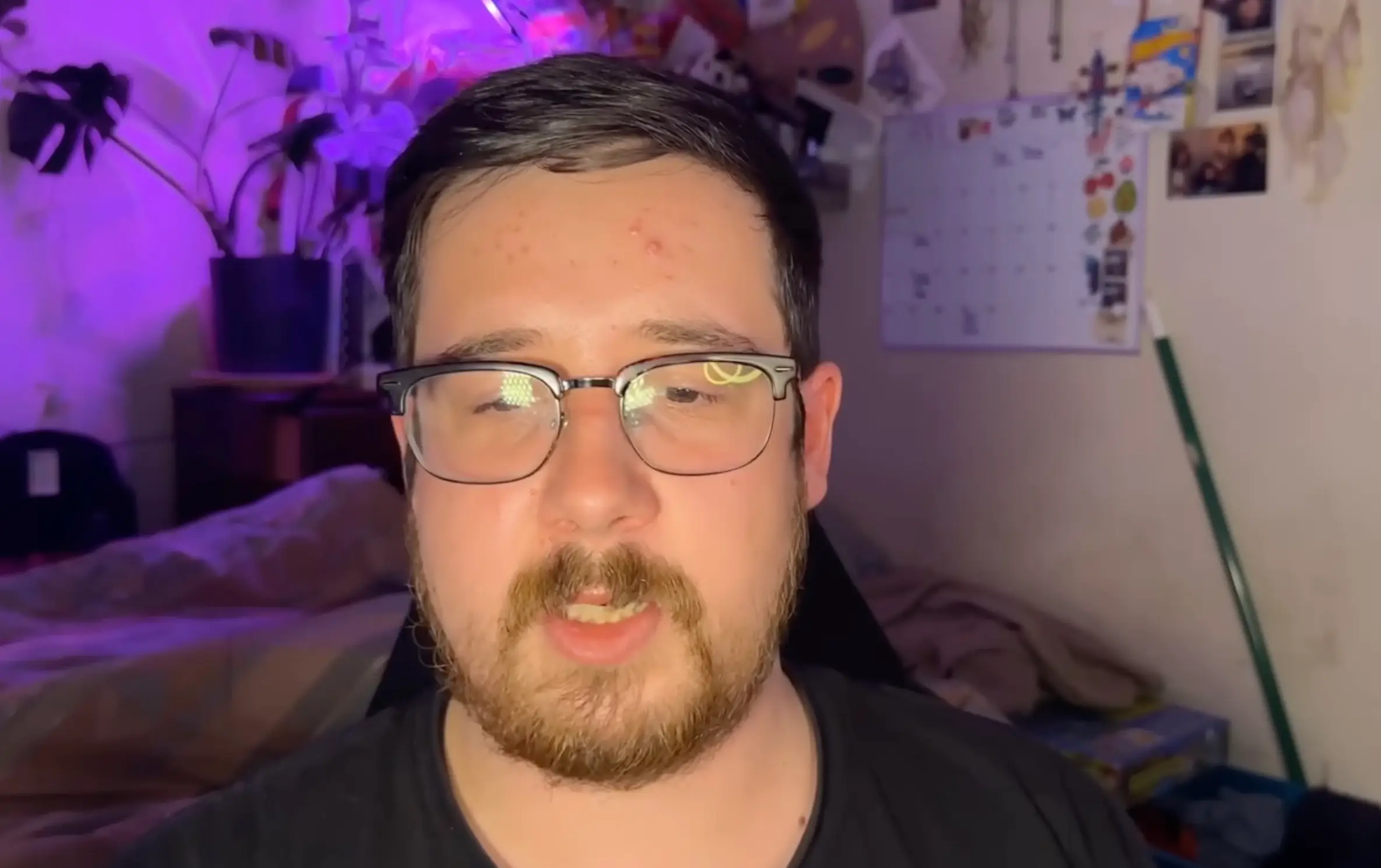 He shared the advice he would give to his younger self. (@LucyLurch/YouTube)