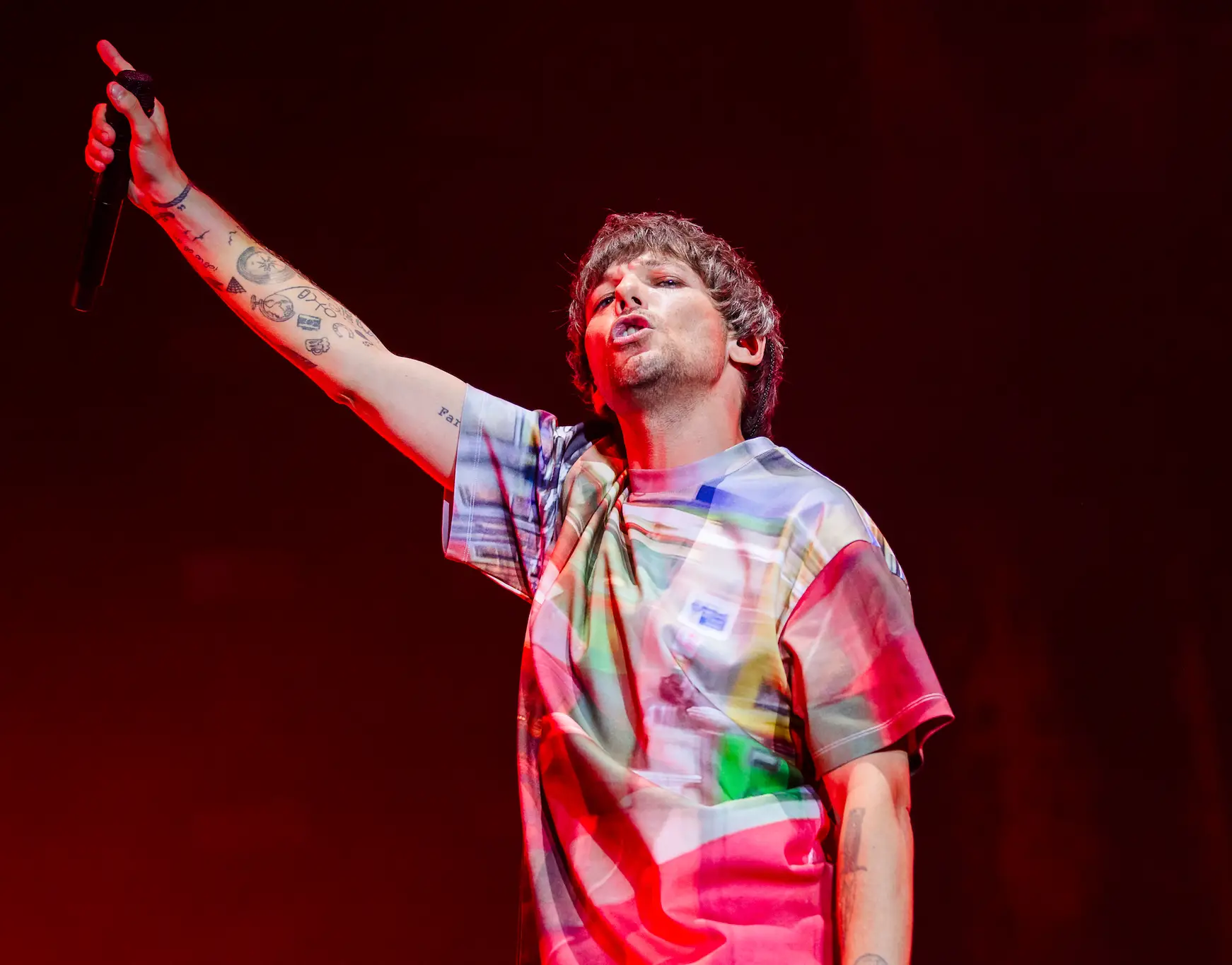 Tomlinson was on tour when he found himself 'married' (Mauricio Santana/Getty Images)