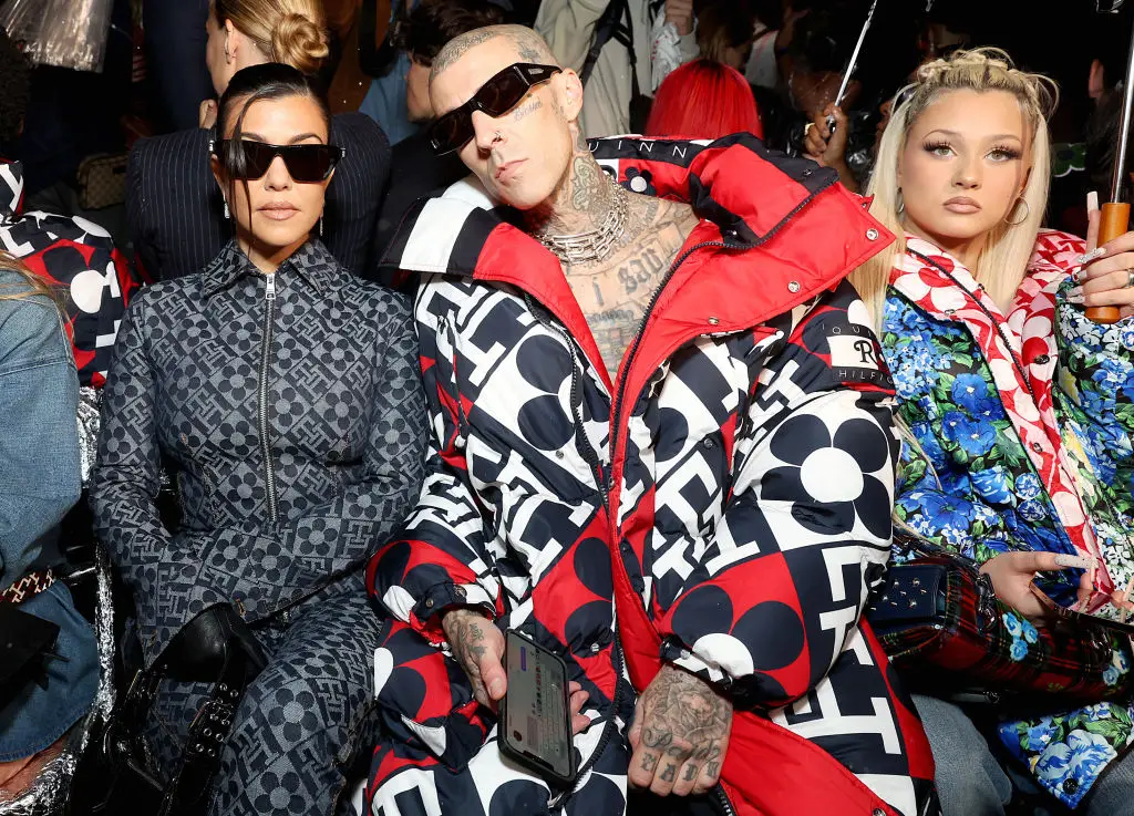 Alabama Barker was also by her father's side (Photo by Monica Schipper/Getty Images for Tommy Hilfiger)