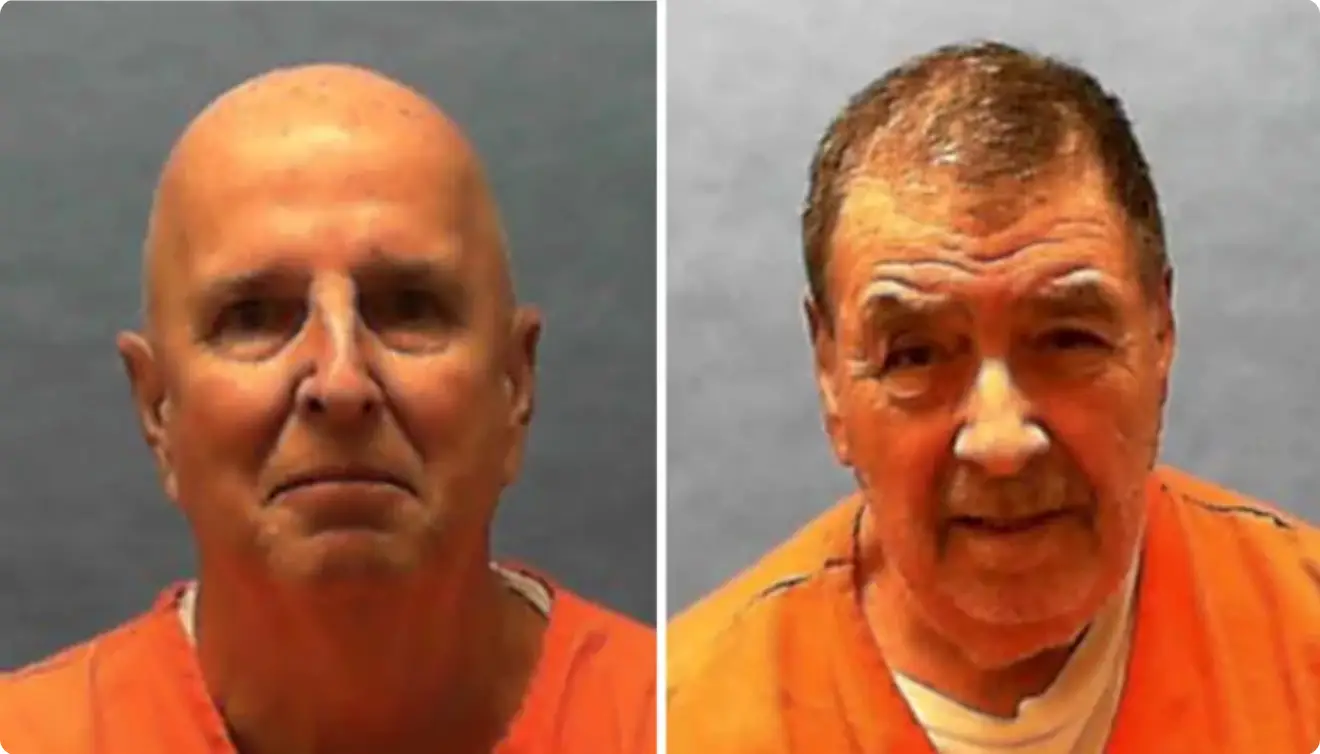  James Duckett and Dominick Occhicone are set to receive the lethal injection today (Image: Florida Department of Corrections)