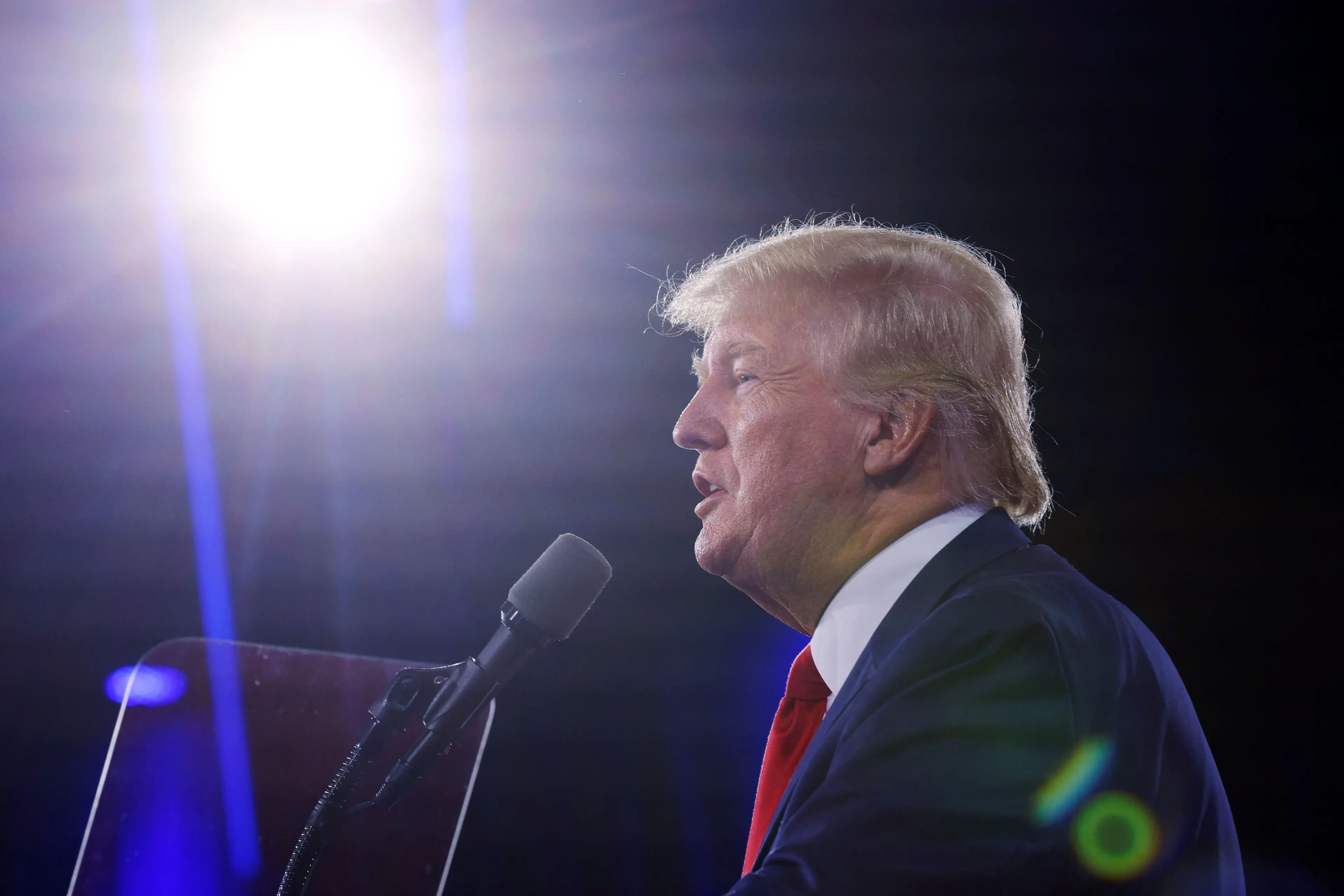 Trump's latest speech has been described as 'unapologetic fascism'.