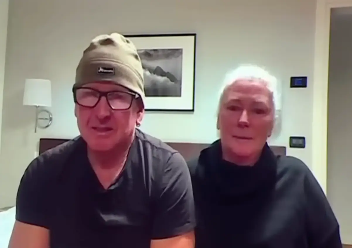 Ring and Jennifer Colin have spoken out about the flight from hell (YouTube/A Current Affair)