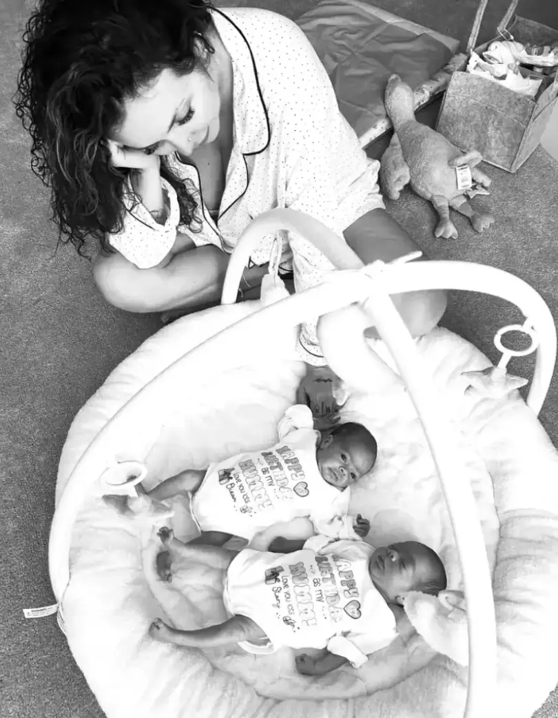 The Little Mix star welcomed her twin girls last year (Instagram/@jesynelson)