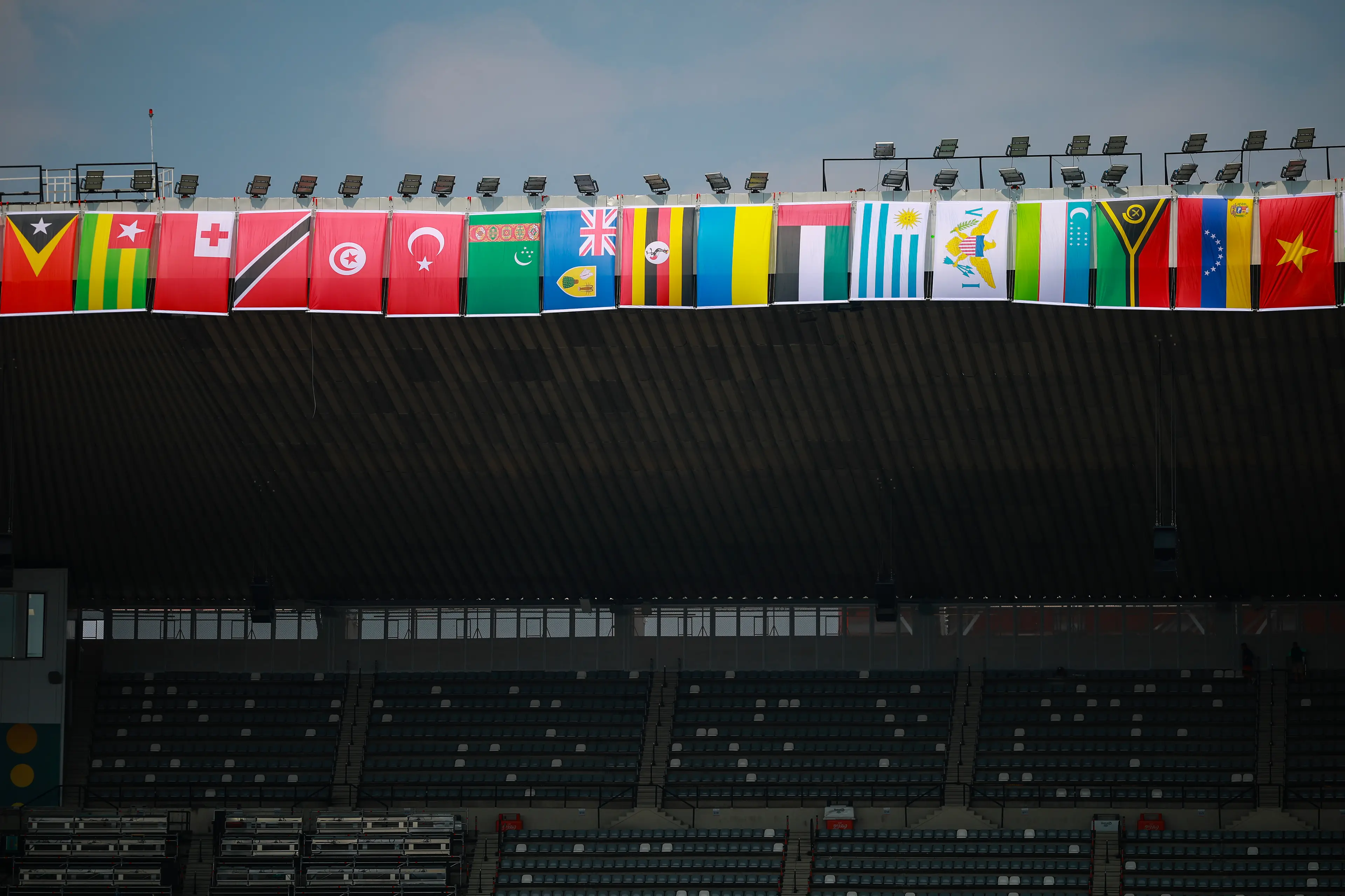Flags over a certain size are banned from stadiums (Hector Vivas/Getty Images)
