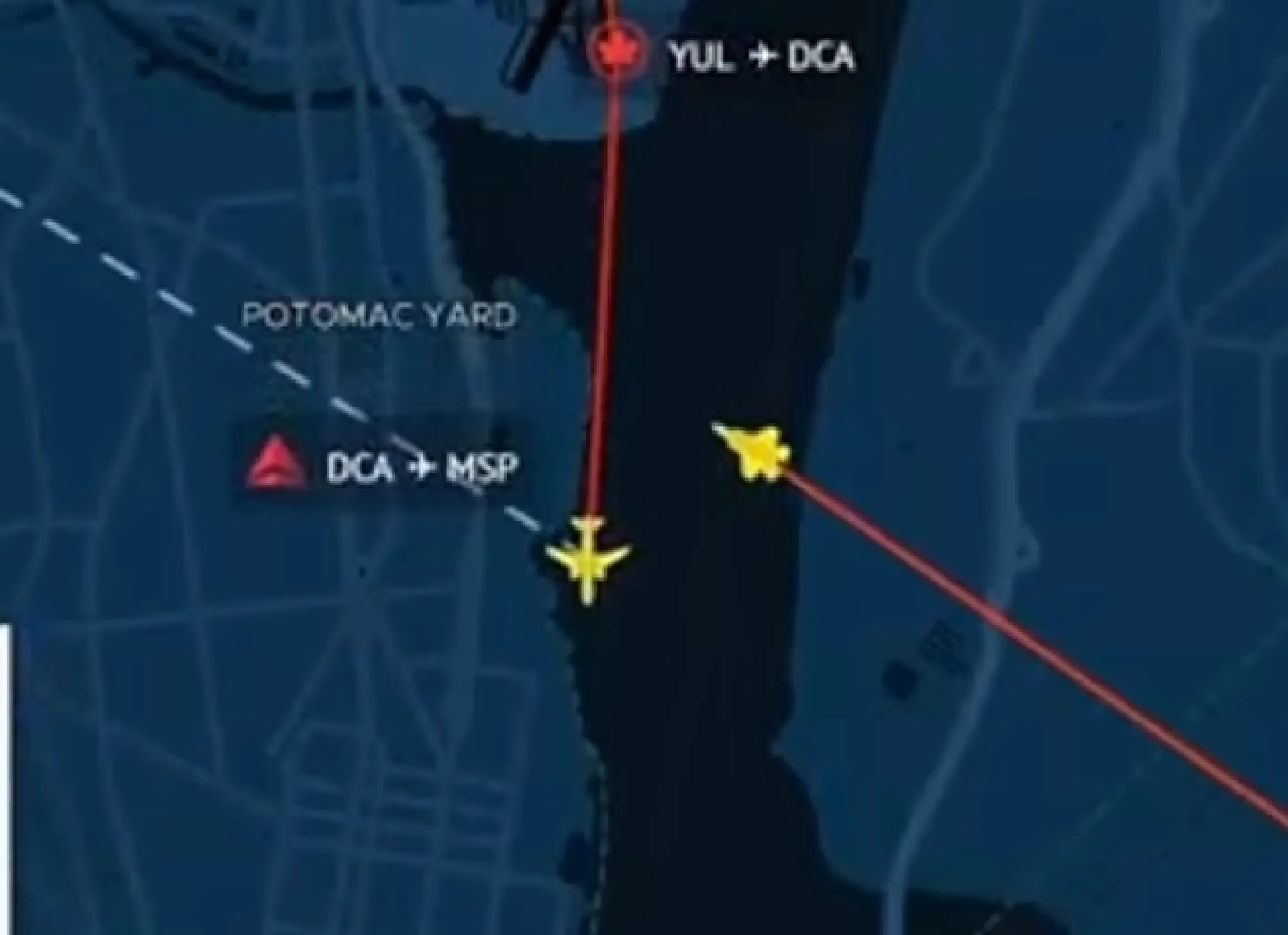 The commercial Delta plane was just 500ft away from colliding with a military jet (Air Nav Radar)