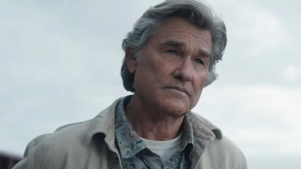 Kurt Russell as the older version of Lee Shaw.