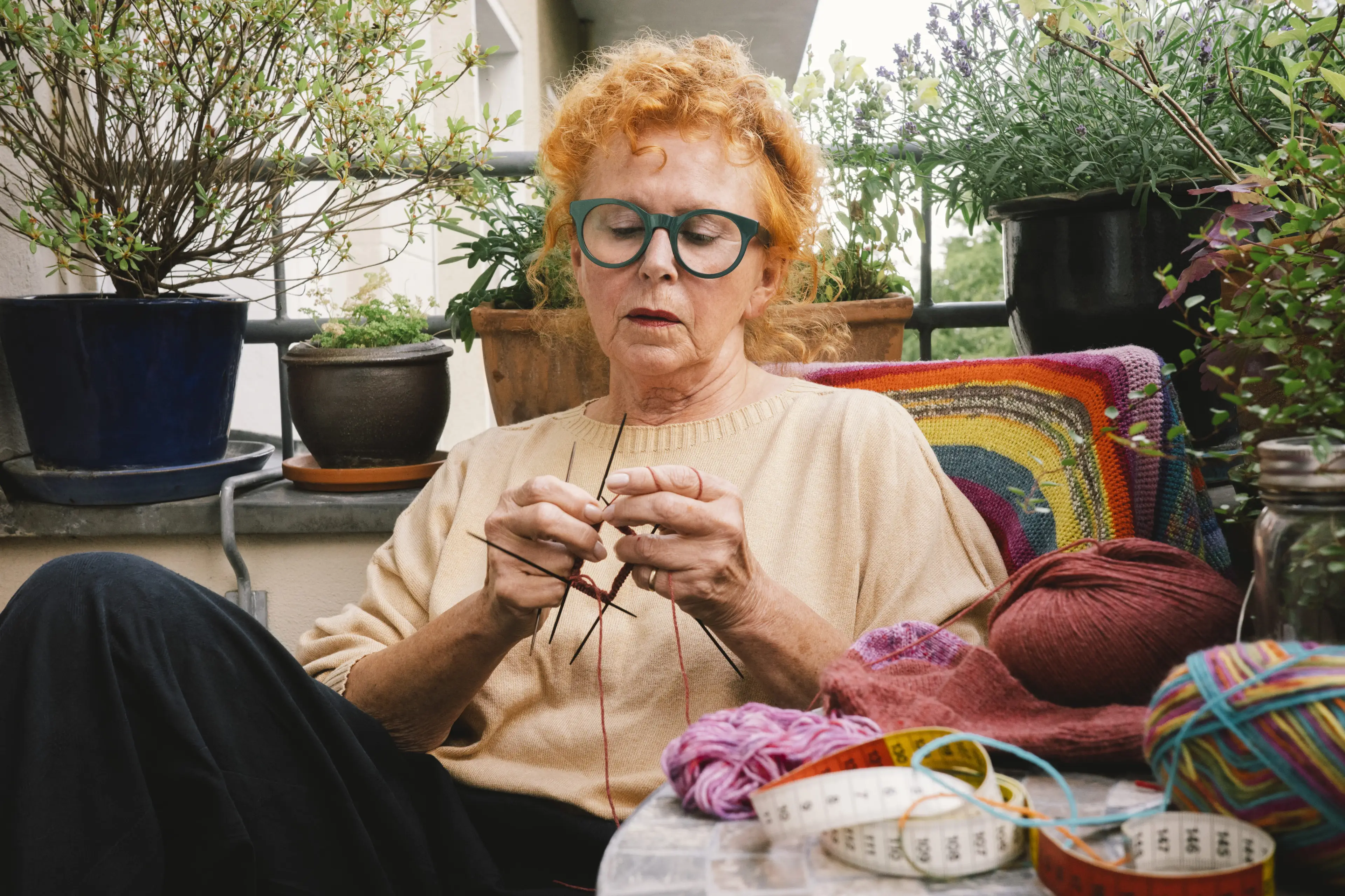 Learning how to knit could help you survive, a Doomsday prepper claimed (Getty Stock Image)