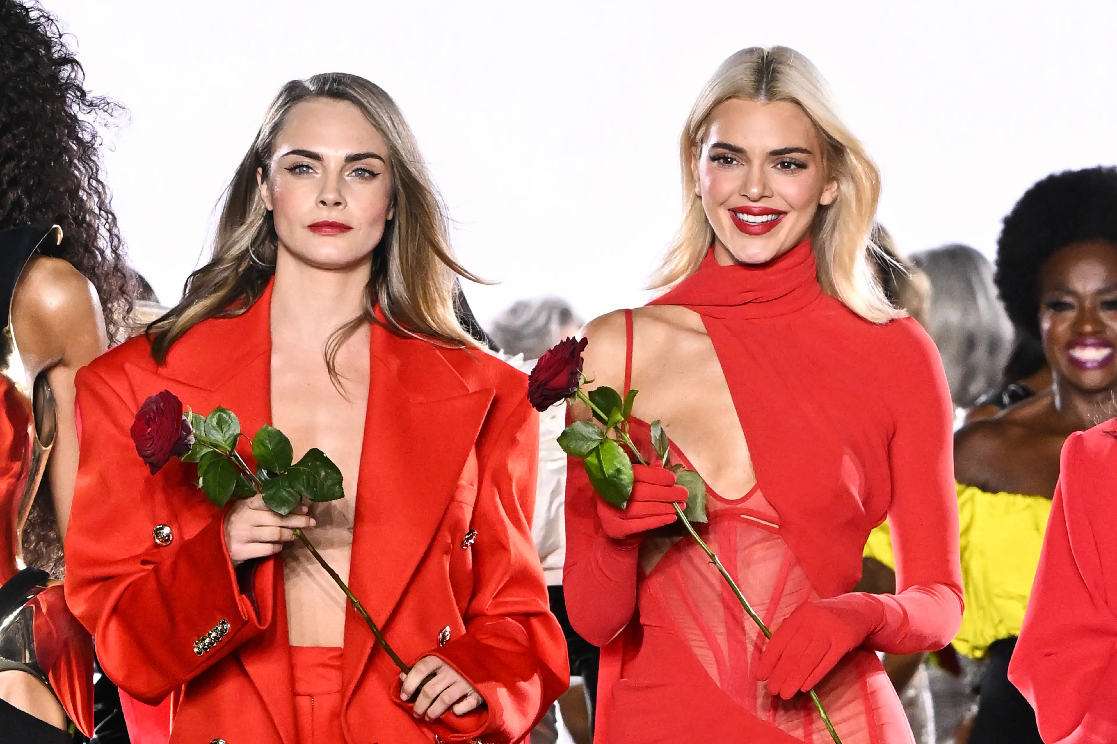 Kendall Jenner has addressed dating rumors about her and Cara Delevingne. (Stephane Cardinale - Corbis/Corbis via Getty Images)