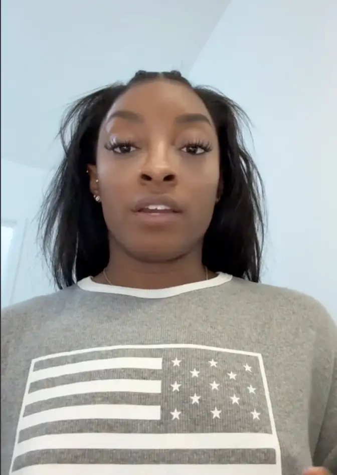 Simone has been praised for talking about her mental health.(Simone Biles)