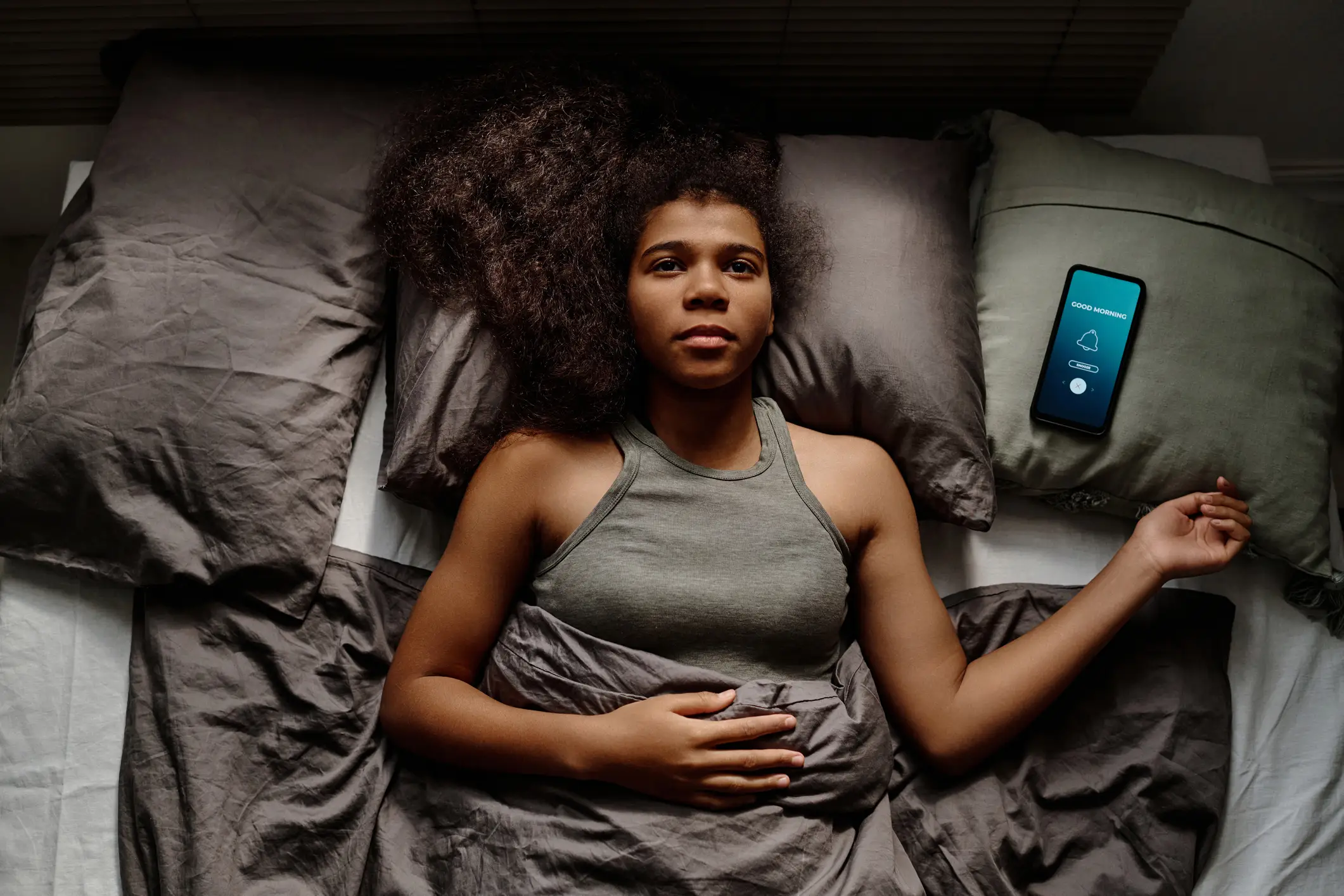 If you wake up in the middle of the night it is often because the hormones running your body clock are all skewed (Getty Stock Image)