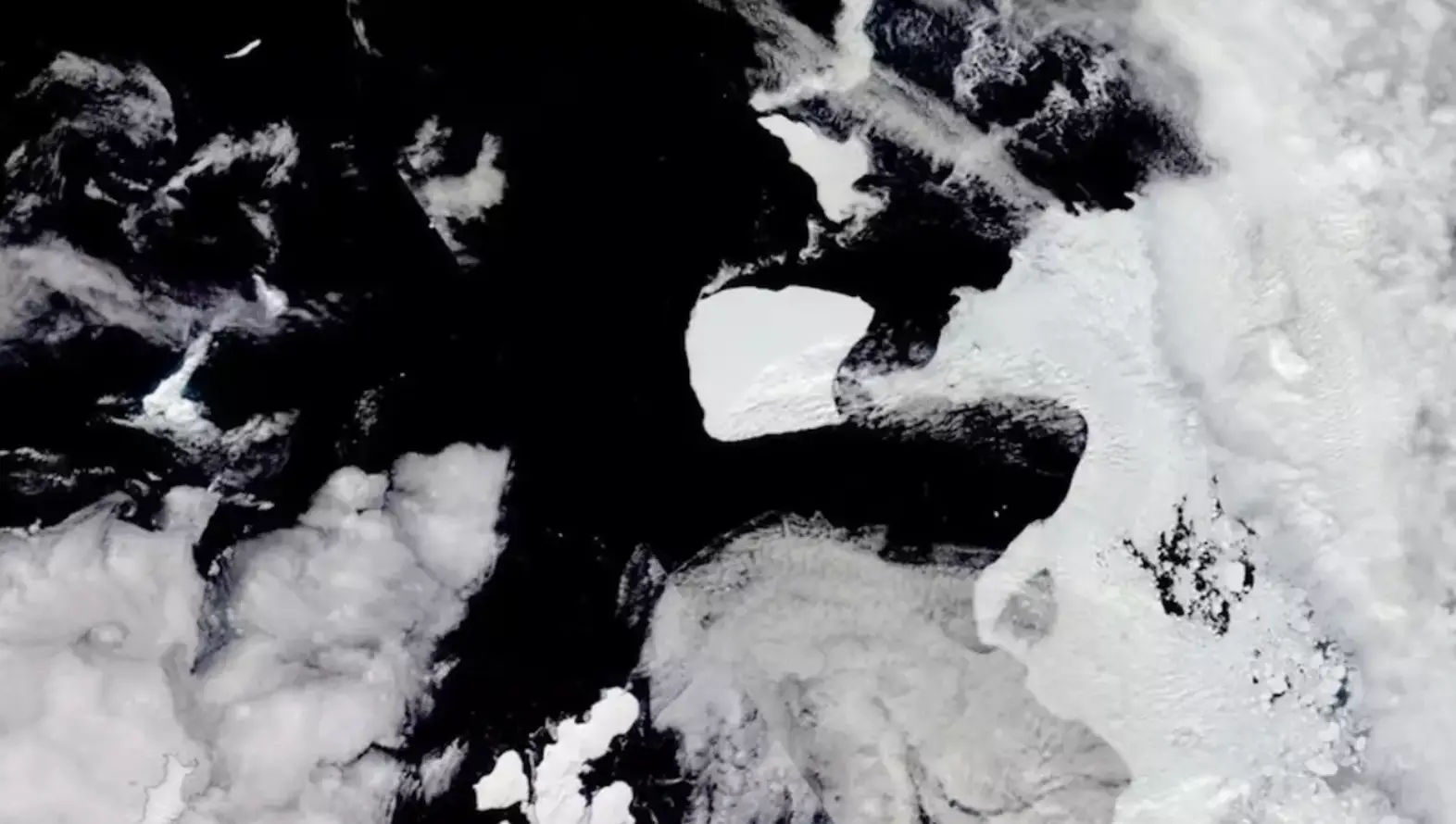 A23a is the world's biggest iceberg.