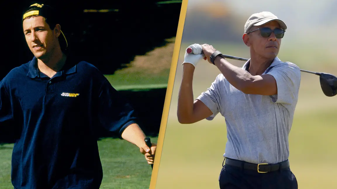 Adam Sandler And Barack Obama Spotted Playing Golf
