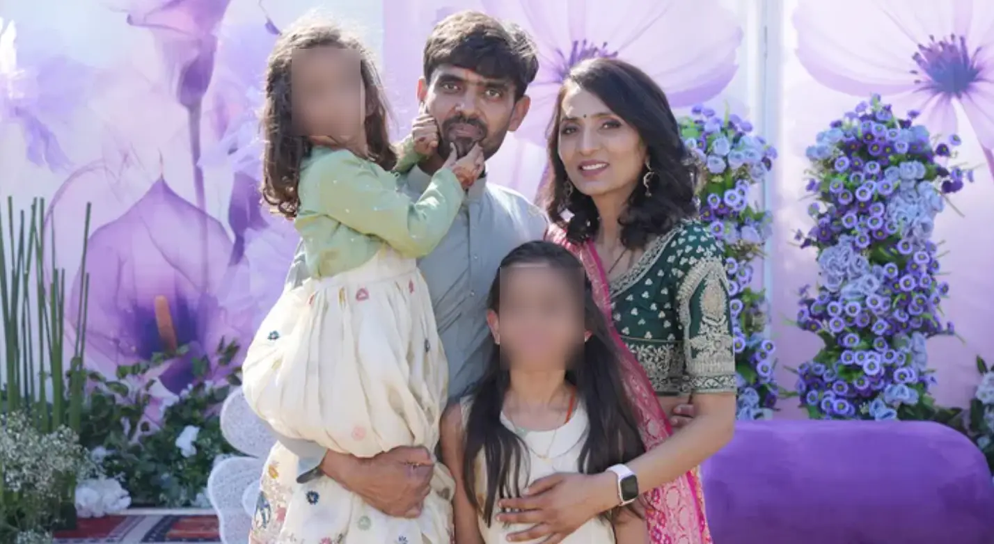 Two young girls have been left without a mom and a dad after Thursday's crash (GoFundMe)