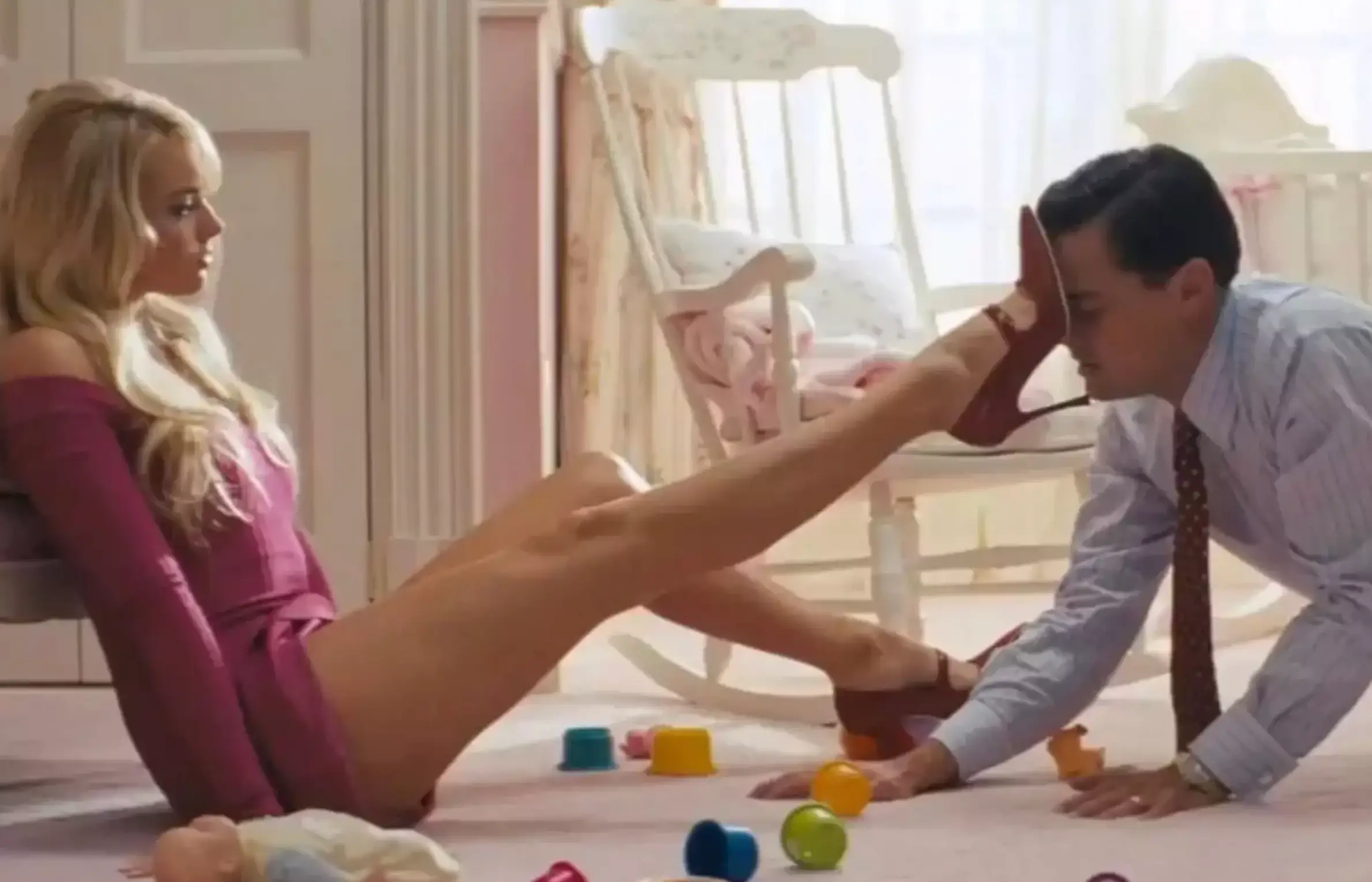 Margot Robbie's breakout role was in 2013 film The Wlof of Wall Street as Naomi Lapaglia (Paramount Pictures)