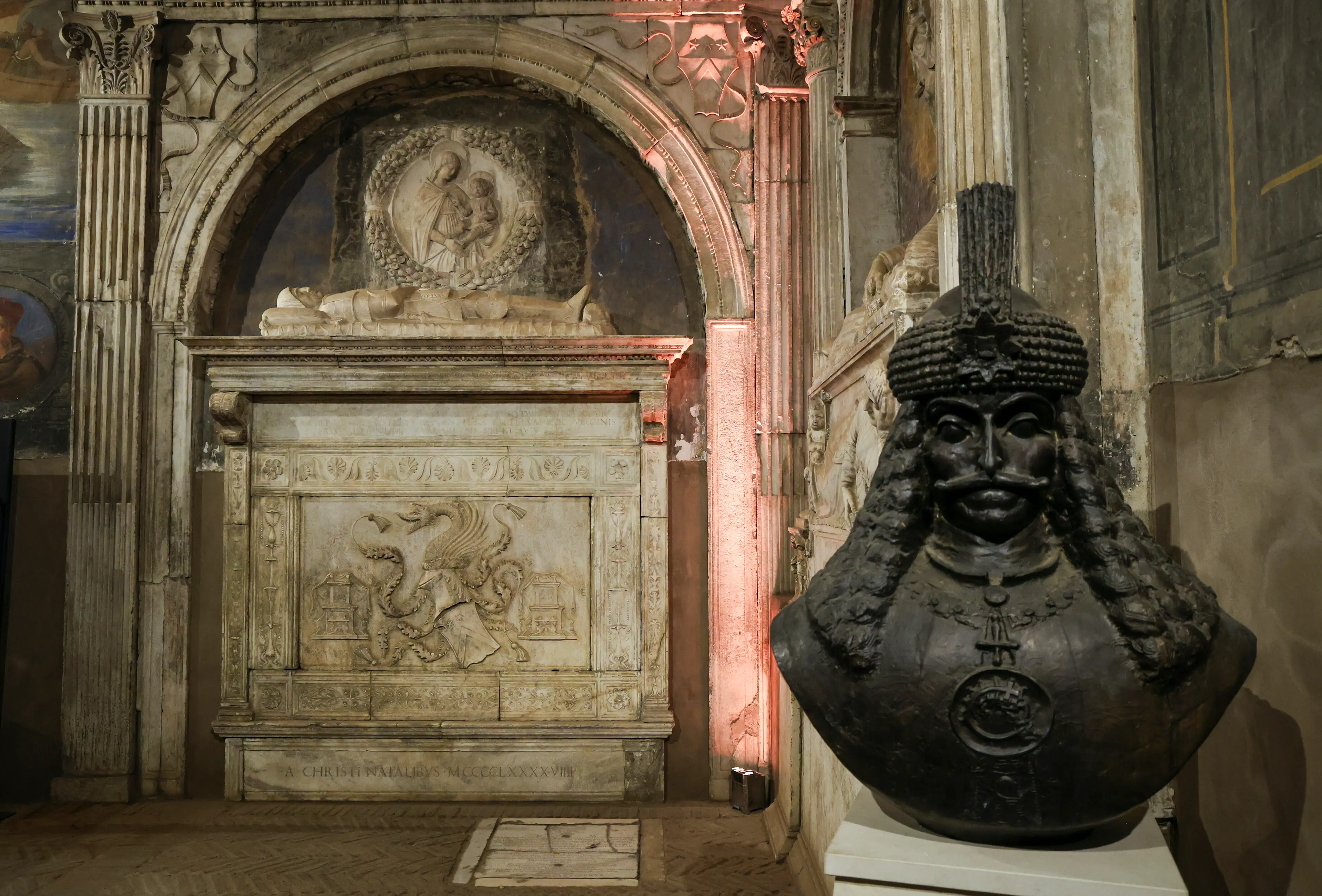 Cappella Turbolo is tucked away in Santa Maria La Nova, located in Naples' historical centre. (Salvatore Laporta/KONTROLAB/LightRocket via Getty Images)