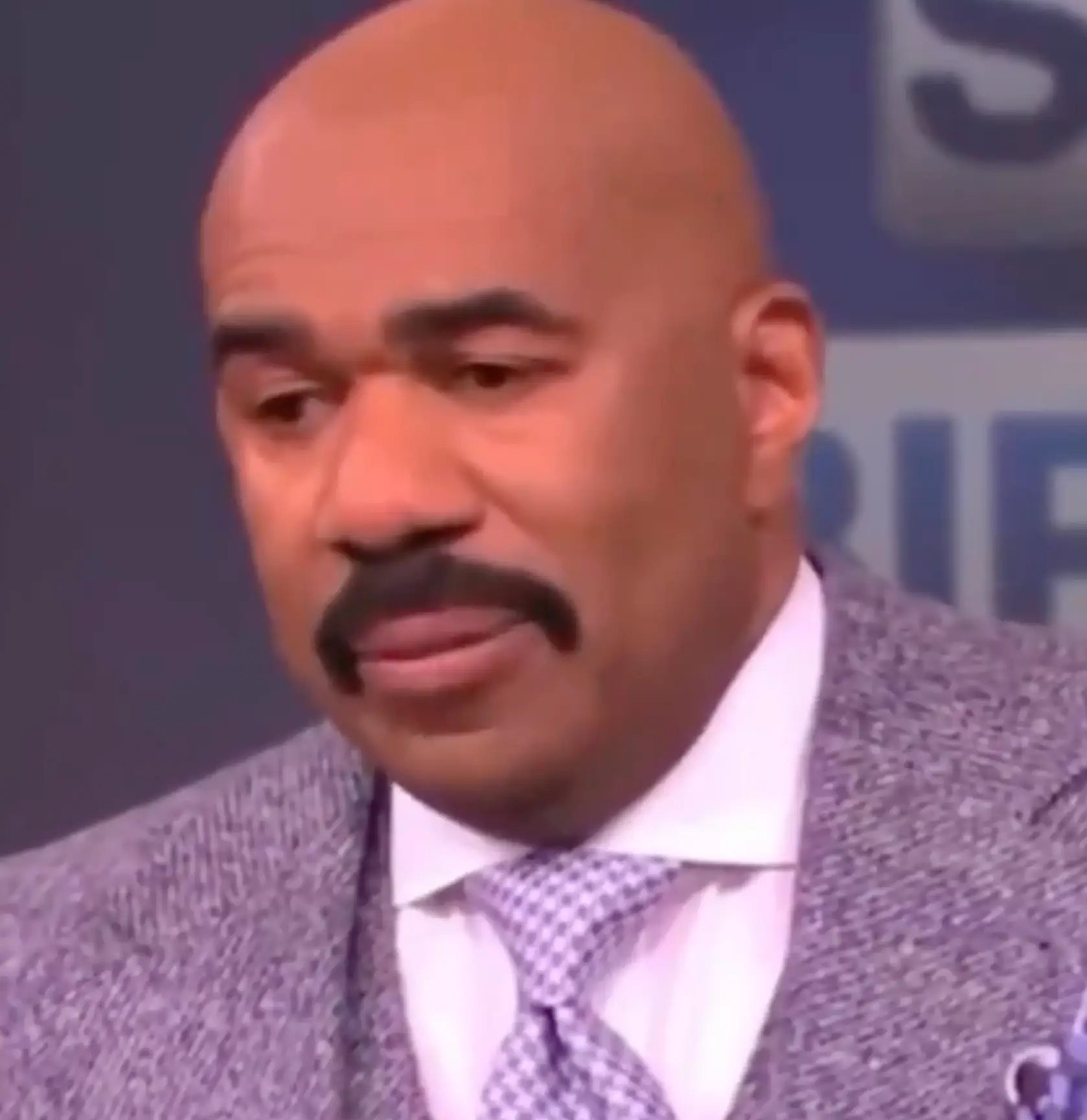 Steve Harvey was left in tears.