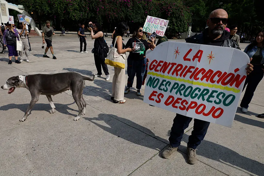 Anti-gentrification protests turned violent last 4 July (Photo by Gerardo Vieyra/NurPhoto via Getty Images)
