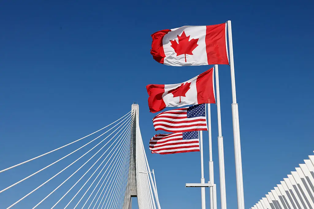 The US and Canada are in a trade war (Photo by JEFF KOWALSKY / AFP via Getty Images)