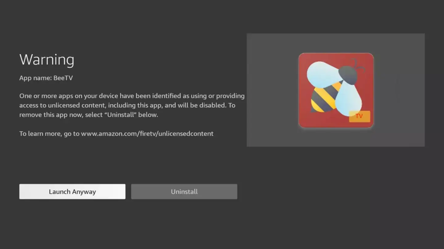 Users are reporting seeing this warning onscreen (reddit)