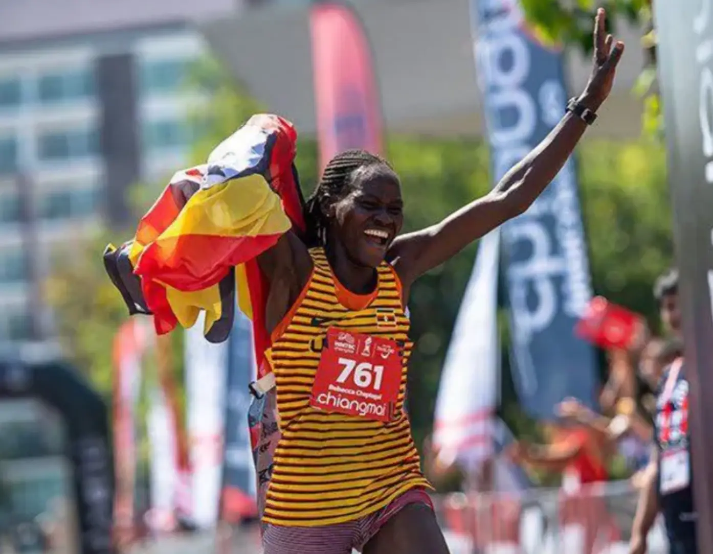 It has been confirmed that Rebecca Cheptegei died of her injuries earlier today (Uganda Athletics Federation)