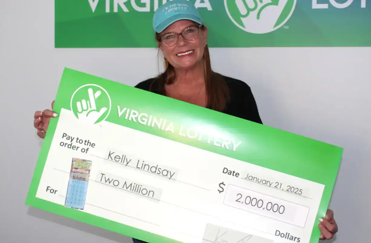 Kelly Lindsay bagged a $2 million jackpot by mistake (Virginia Lottery)
