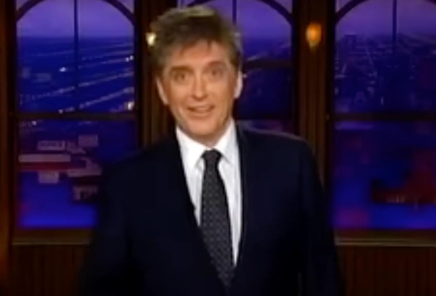 He said he wouldn't do any Britney Spears jokes.