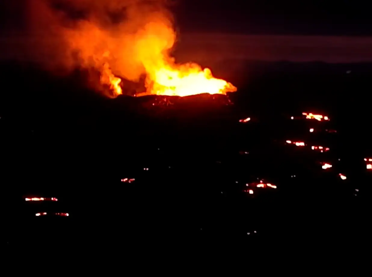 A new volcano in Iceland.