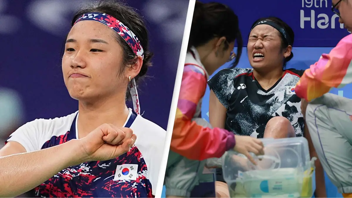 Olympic badminton star slams her home country in emotional message after winning gold