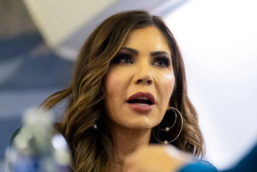 Noem called out the creators for being 'sexist' (Pool / Getty)