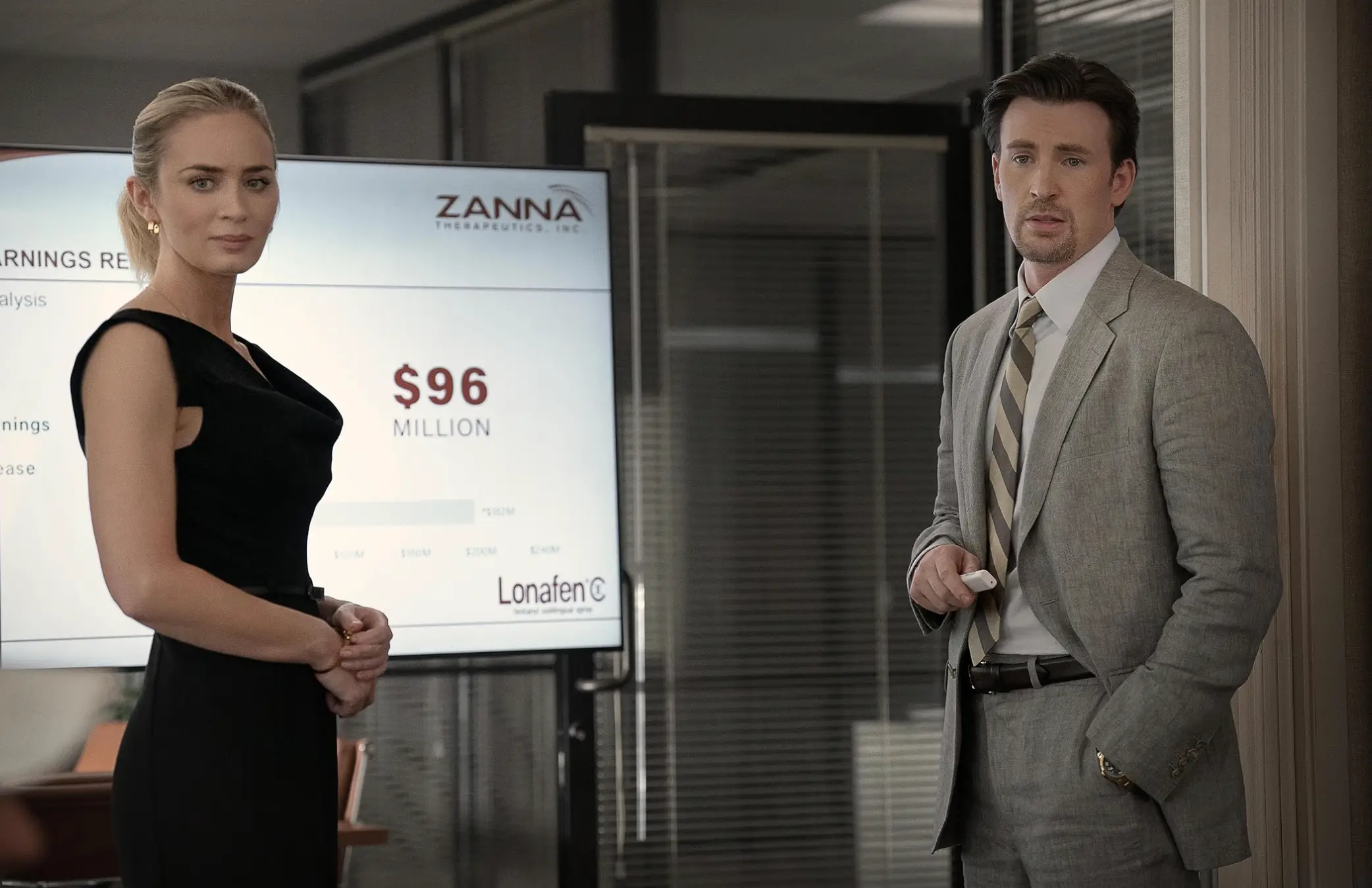 Blunt and Evans received plaudits for the film. (Netflix)