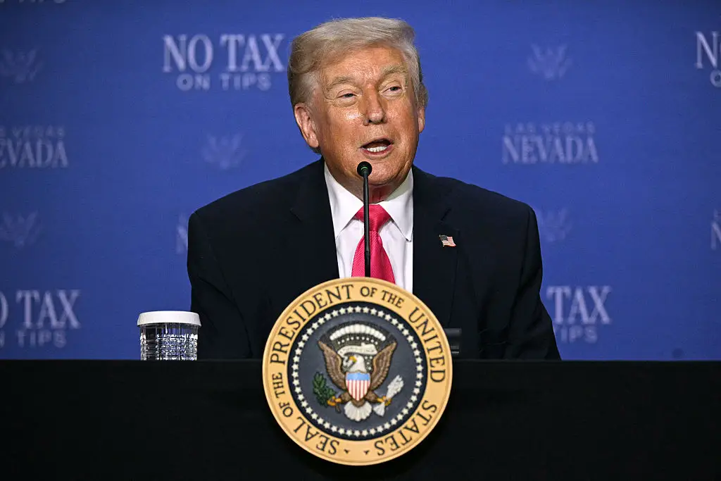 President Trump made some odd comments during the tax policy forum (Jim WATSON / AFP via Getty Images)