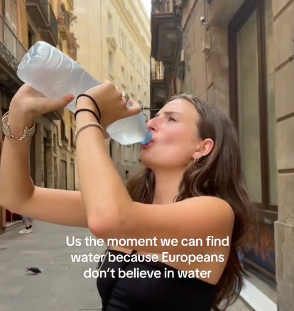 Many Americans have claimed Europeans don't drink as much water as they do.