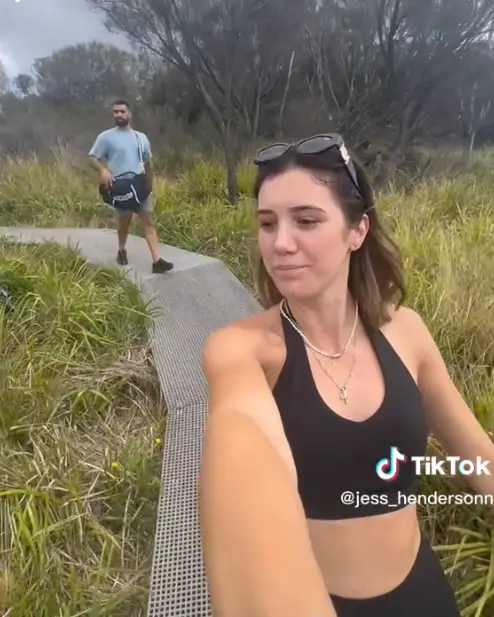 The hike to the attraction was a long one.