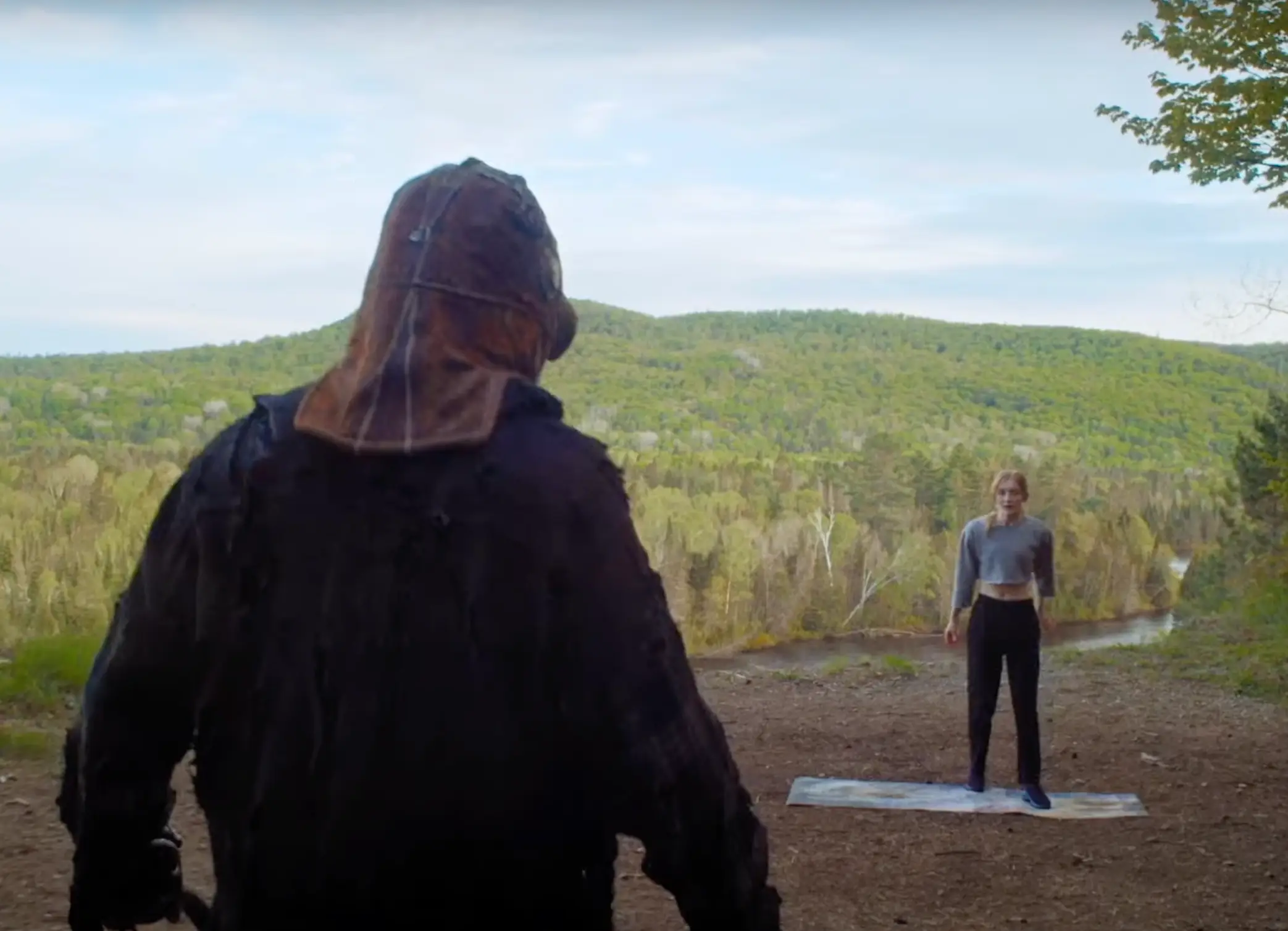 Much of the film is shot from over the killer's shoulder (IFC Films)