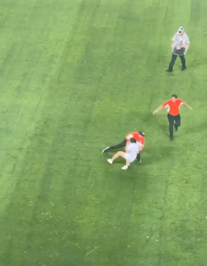 The incident unfolded at a Major League Soccer match this weekend.