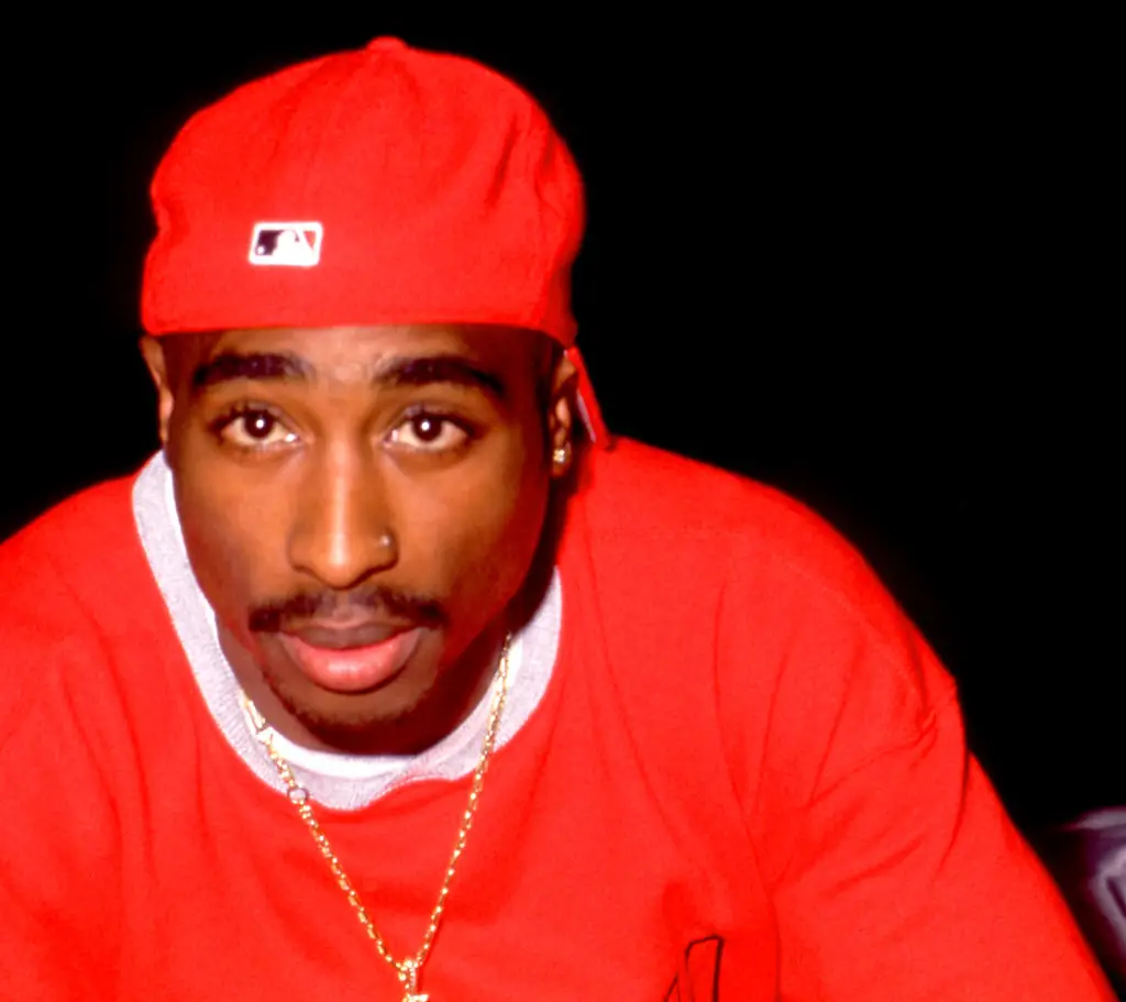 Tupac Shakur was murdered in 1996, here he poses for a portrait two years prior to his death. (Photo by Bob Berg/Getty Images)