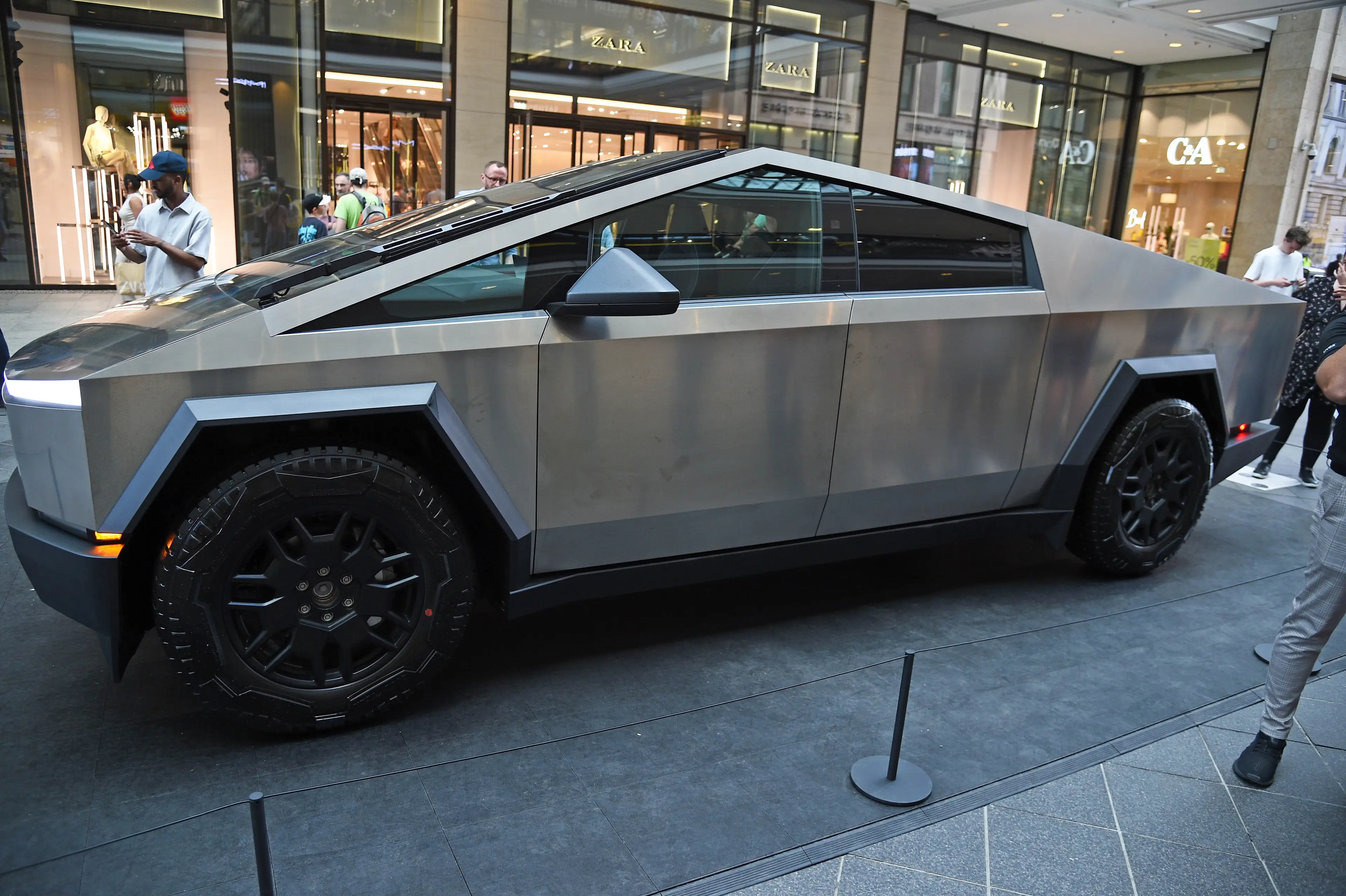 Tesla has recalled its Cybertruck for the fourth time. (Tristar Media/Getty Images)