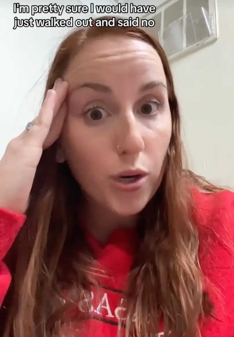 The TikToker claimed her bill came to $33.