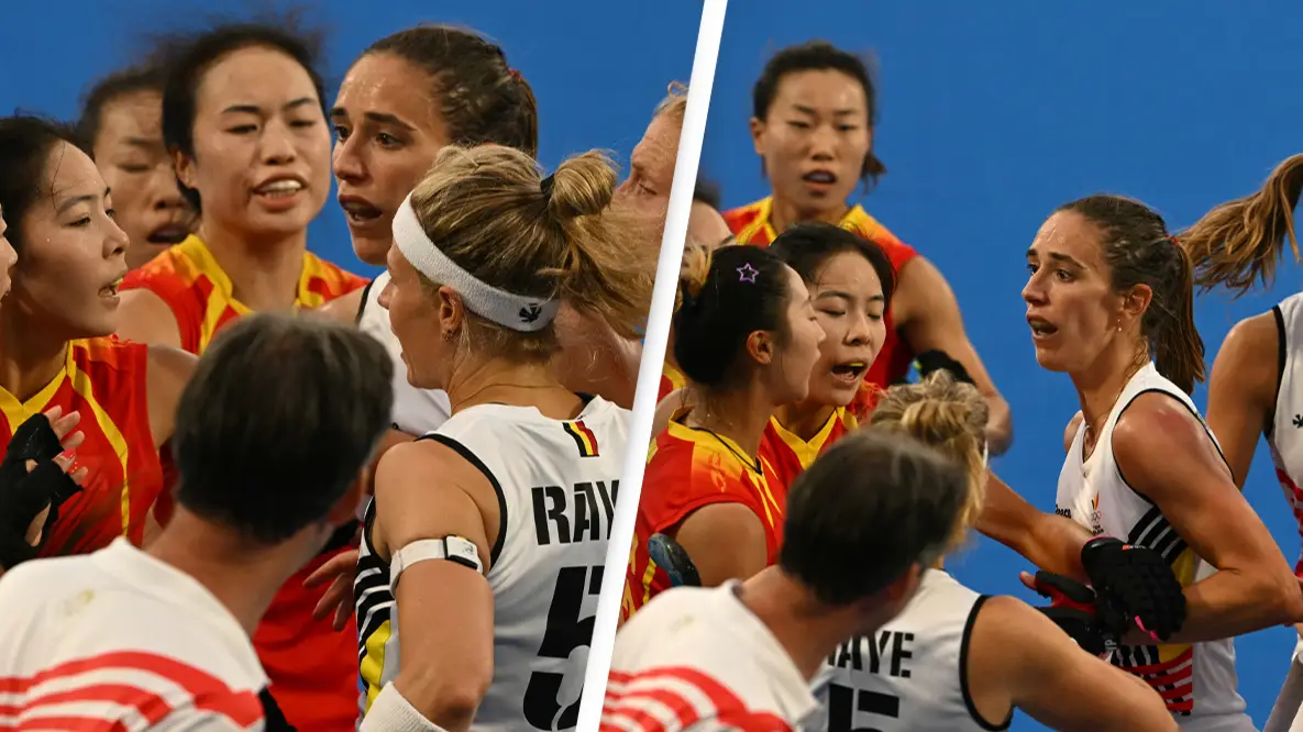 Fans demand disqualification after Olympic match erupts in mass brawl in the final seconds