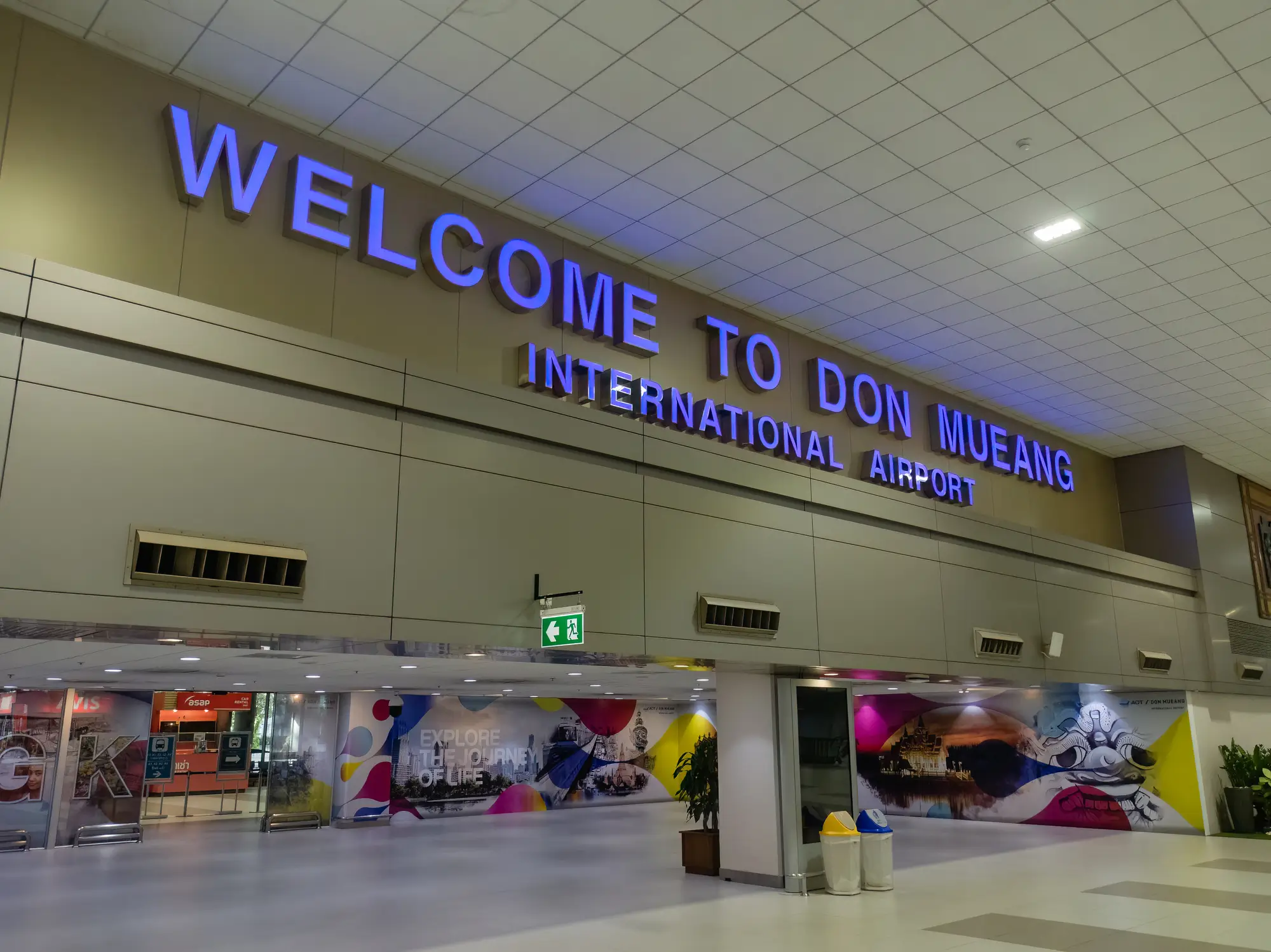 Hardy flew into Don Mueang airport in Bangkok, which is where he was detained (Getty Stock Image)
