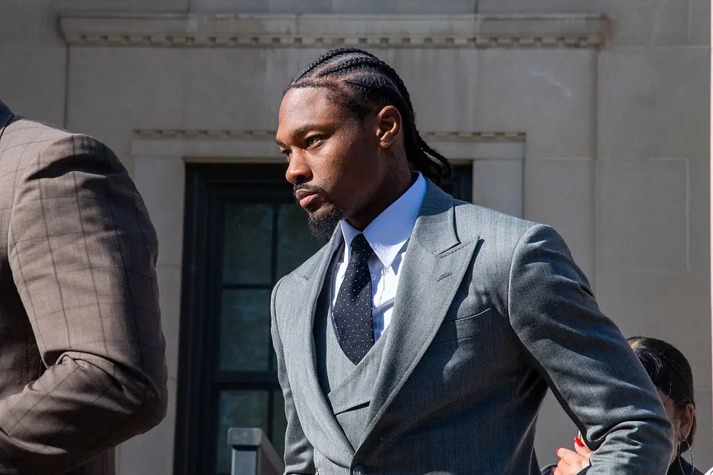 Stefon Diggs was found not guilty on charges of felony strangulation or suffocation and misdemeanour assault and battery (Erica Denhoff/Icon Sportswire via Getty Images)