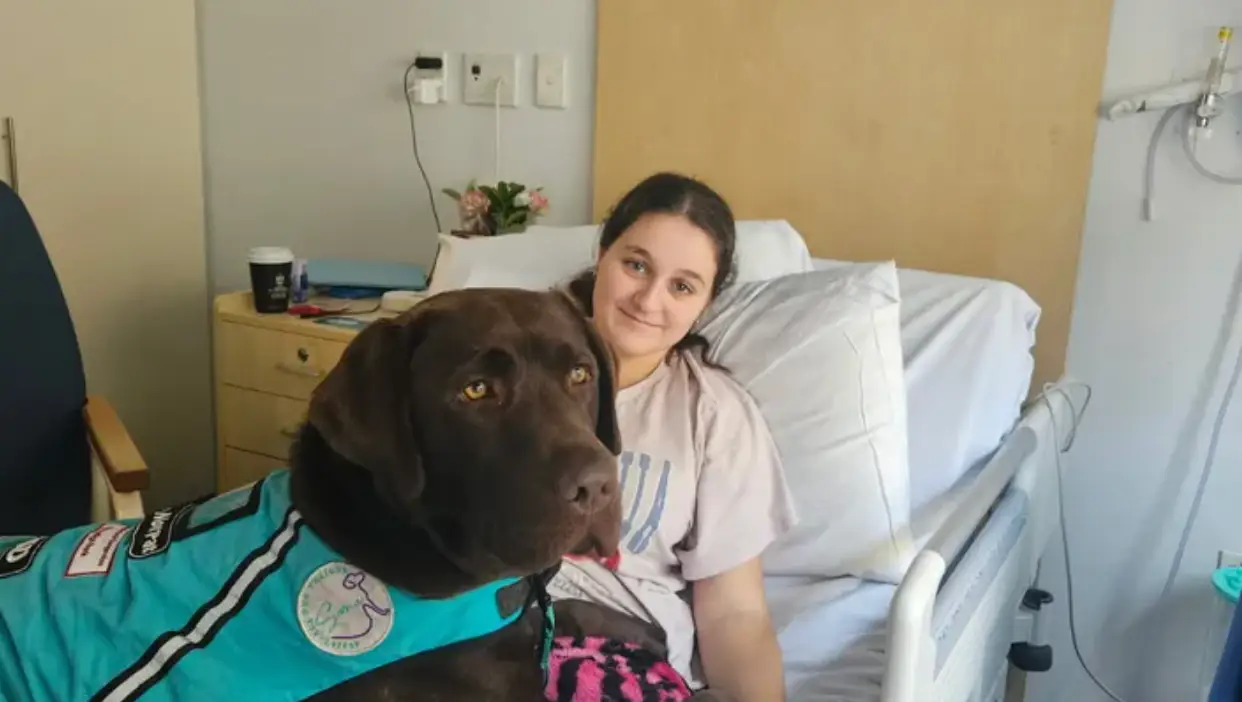 Marissa has now launched a GoFundMe page to help buy a service dog (GoFundMe)